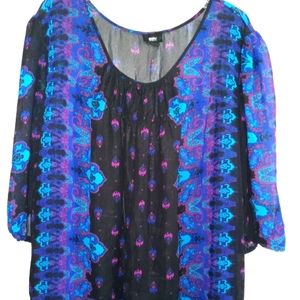 Gauzy tunic plus sized 4